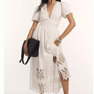 NWT The Katerina Button-Front Dress: Eyelet Edition